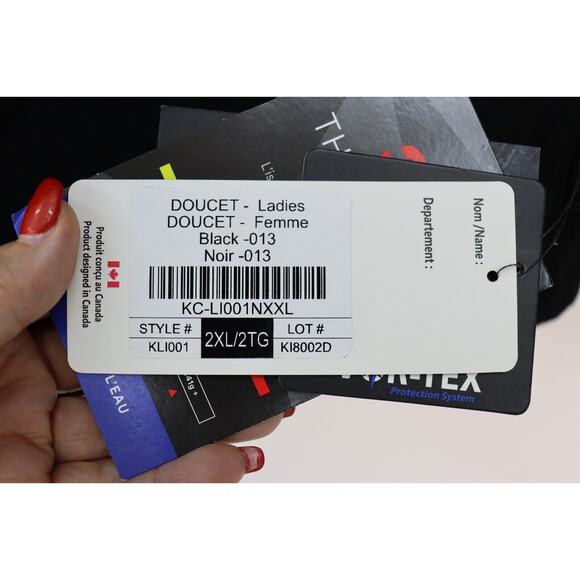 Women's KLO Canada Technical Doucet Technical Jacket -30 Celsius Isolated XXL - Picture 8 of 16